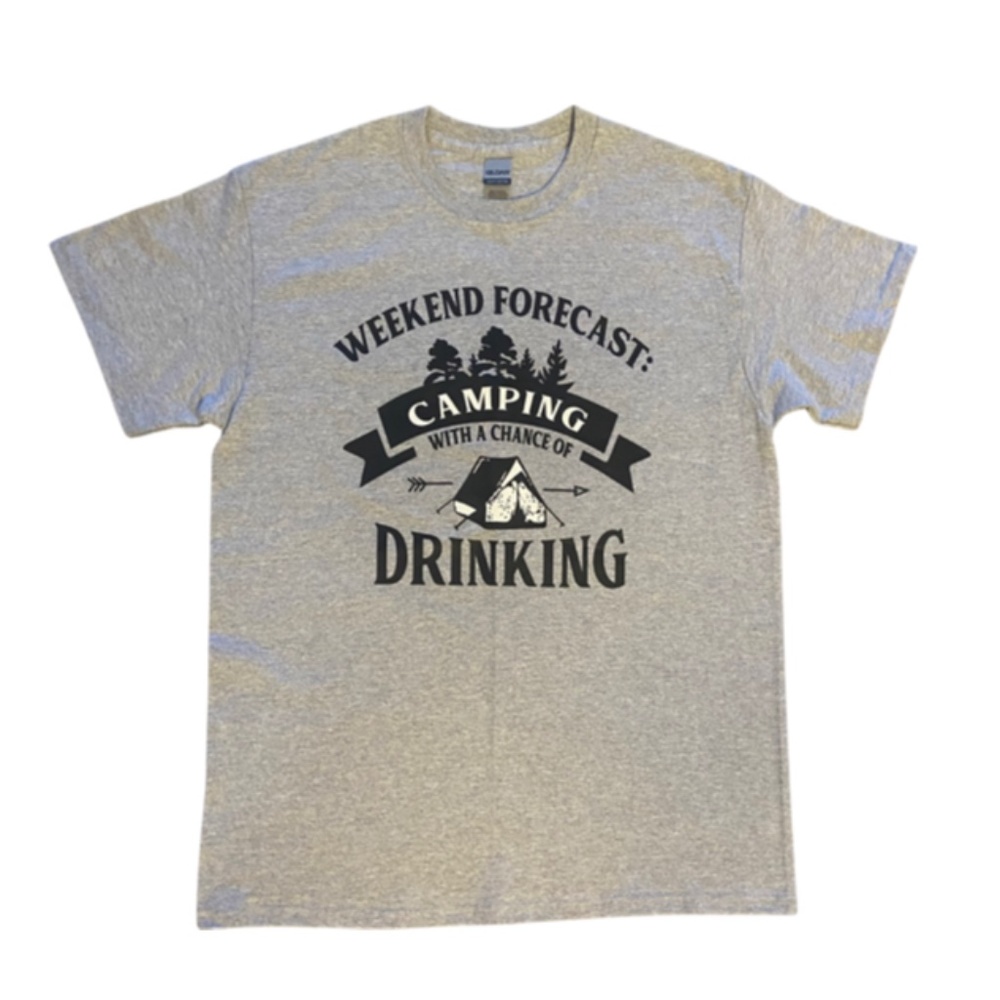 Camping GREY T-shirt